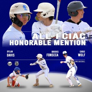 Congrats to Dylan Davis, Brooks Fonseca and Chris Wolf on earning All-FCIAC Honorable Mention!