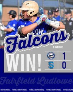 Upset! On to the Class LL Semifinals! Tyler Geriak with a gem on the mound. Dylan Davis game-winning hit in the eighth! Ryan Frame and Eliot Kwan each with two hits. #LudloweBase #FalconPride