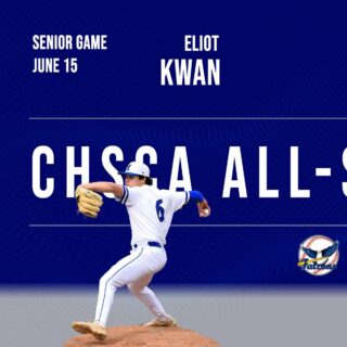 Congrats to Eliot Kwan who was selected to play in the CHSCA Senior All-Star Game and Tyler Geriak and Reid Stanton who were selected to play in the Junior All-Star Game!
The games will take place on Monday June 15 and Wednesday June 17, respectively. Both are taking place at Plainville High School.